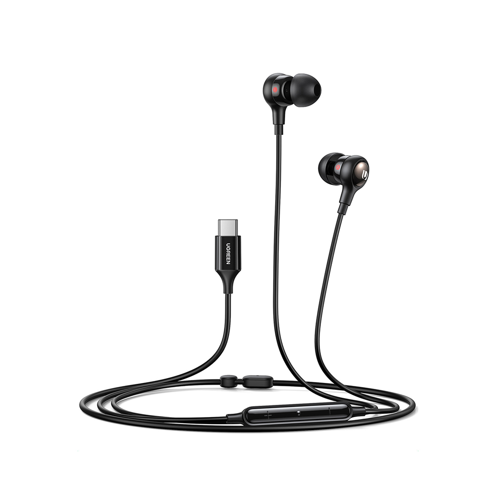 UGREEN Wired Earphones Type-C In-Ear | EP103, Black