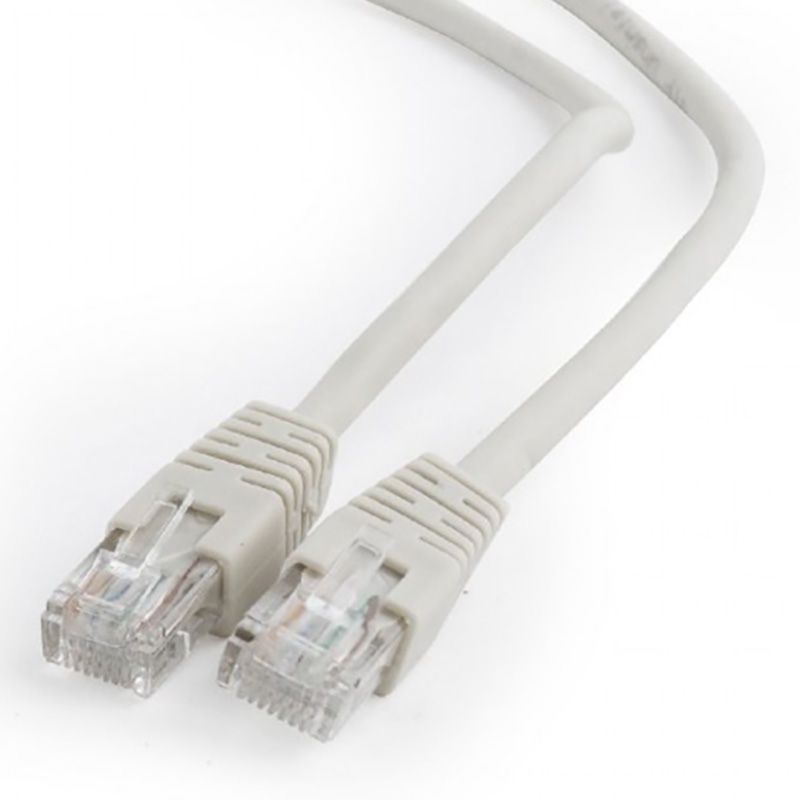 Patch Cord Cat.6U  5m  Grey, PP6U-5M, Cablexpert, Stranded Unshielded 