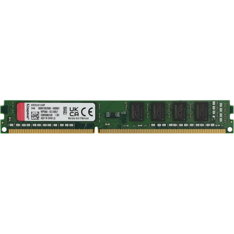 Оперативная память Kingston ValueRAM, DDR3 SDRAM, 1600 МГц, 4 ГБ, KVR16LN11/4WP,процессоры ,оперативная память, ssd, M2, hdd, кейсы