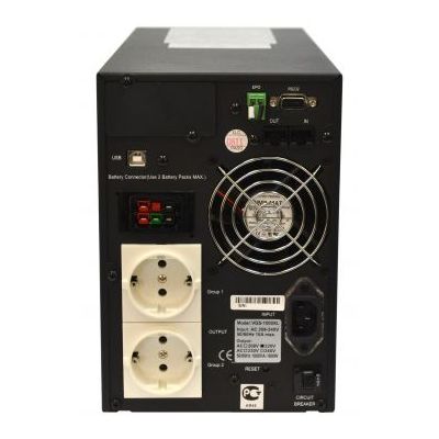 UPS PowerCom VGS-10K, 10000VA/9000W, Tower, Online, LCD, USB,SNMP SLOT,Ex. Batt. Con.,Terminal Block