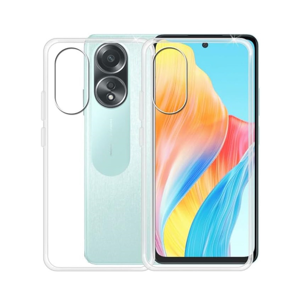 Helmet Case TPU Soft Oppo A58, Clear