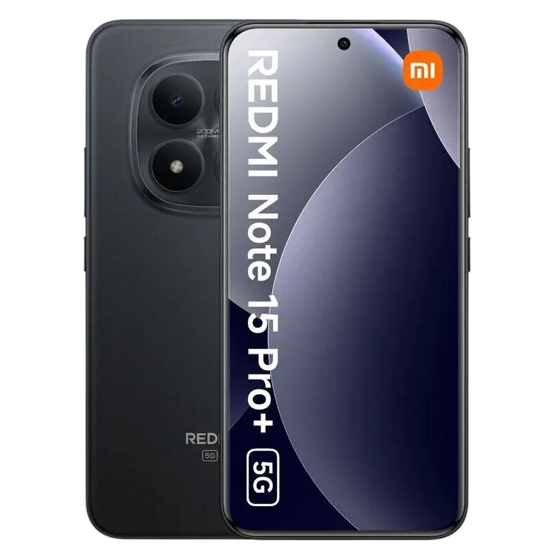 Смартфон Xiaomi Redmi Note 15 Pro+ 5G, 12Гб/512Гб, Чёрный, iphone, xiaomi, samsung, oppo, чехол, стекло