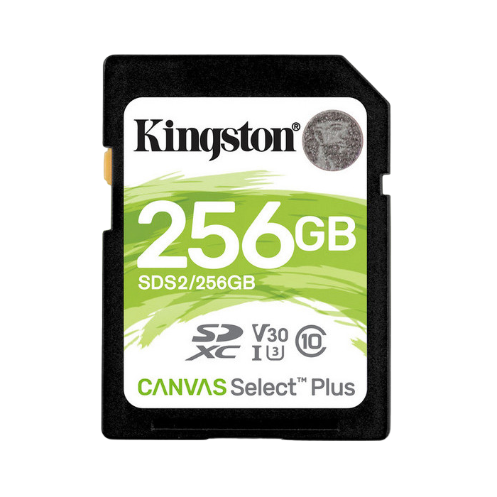Карта памяти Kingston Canvas Select Plus, 256Гб (SDS2/256GB)