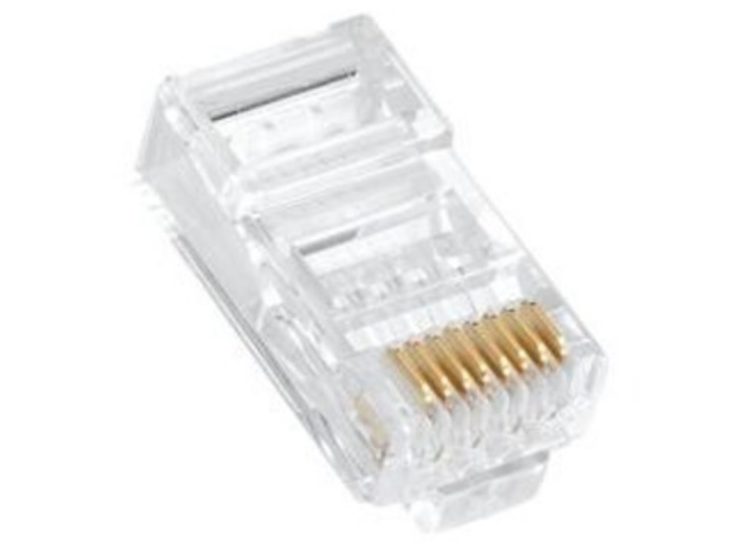 RJ45 Modular Plug PLUG3UP6, Conector modular plug 6u" gold plate,usb ,micro ,iphone, 3.5, tupe-c, тюльпаны
