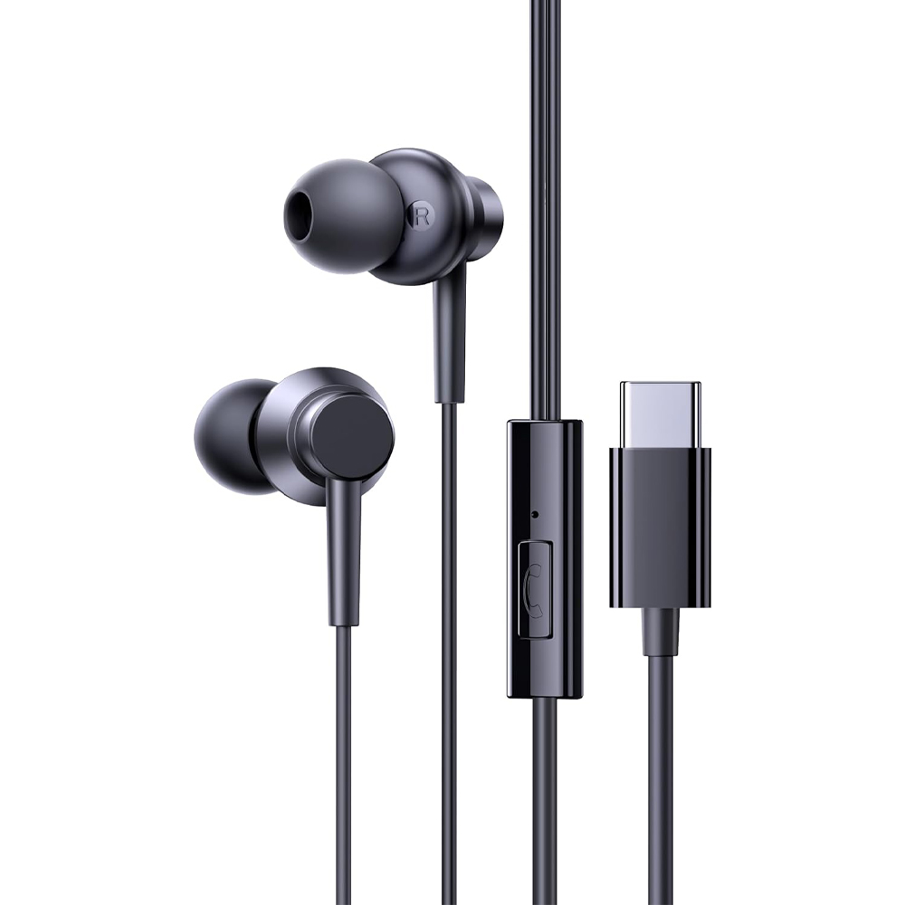 Baseus Wired Earphones Interface Type-C with Mic Encok CZ11, Black