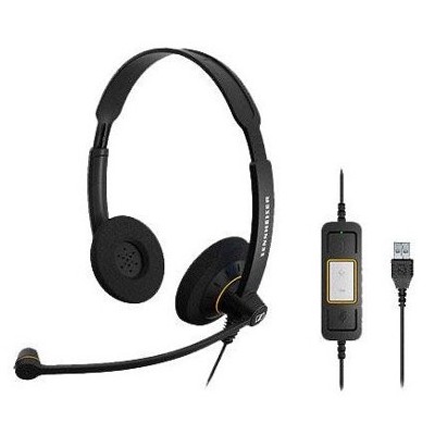 Headset EPOS SC 60 USB, 16—60000Hz, SPL:113dB, microphone with noise canceling Headset EPOS SC 60 USB, 16—60000Hz, SPL:113dB, microphone with noise canceling