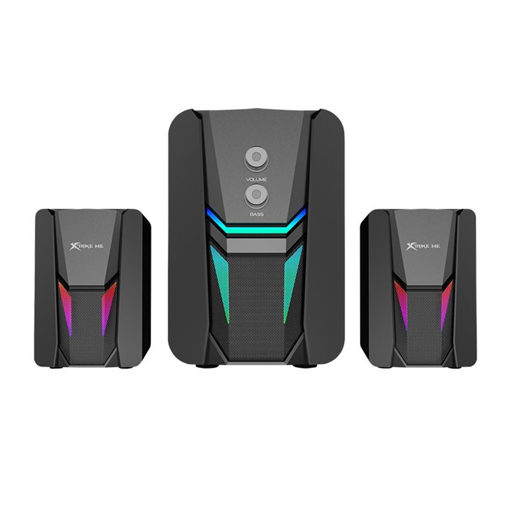 Xtrike Me Speaker SK-612 wired 2.1 Stereo RGB 5 Watt + 3 Watt x 2