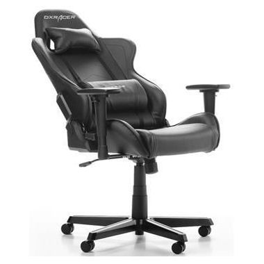 Gaming Chair DXRacer Formula GC-F08-NN, Black/Black, User max loadt up to 150kg / height 145-180cm
