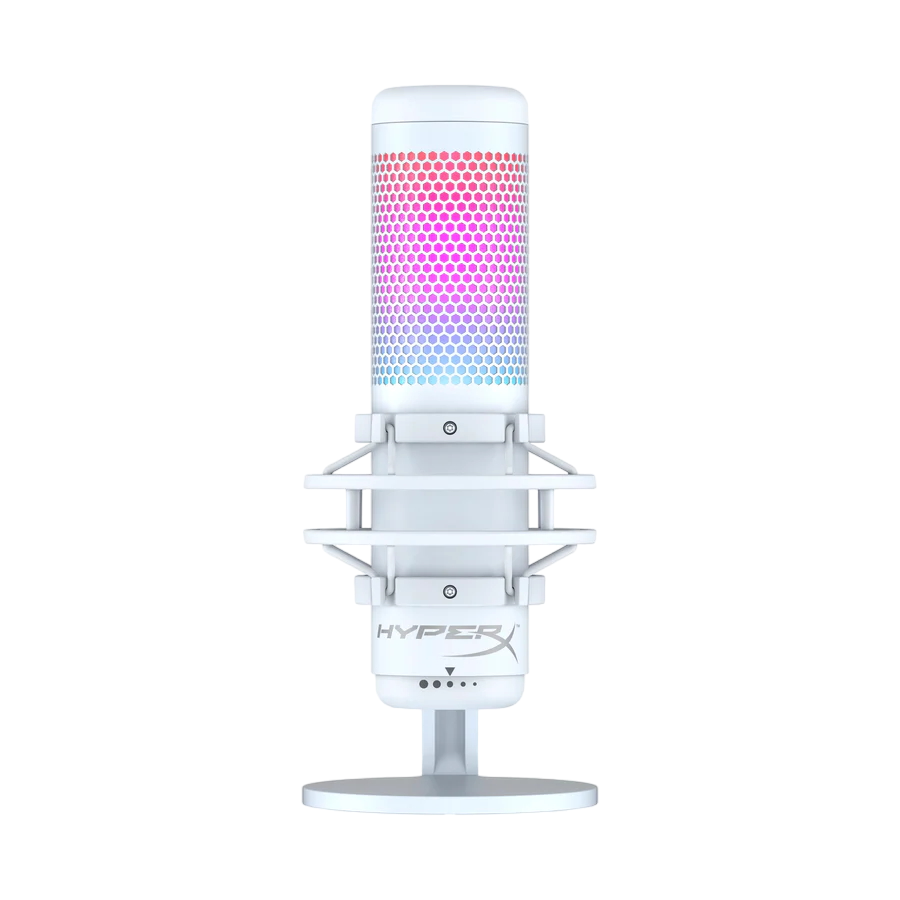 Microphones HyperX QuadCast S, 3x14mm condenser capsules, 4x Polar Patterns, 90db, -36 db, 48 kHz, S