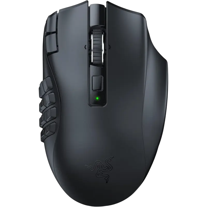Беcпроводная мышь Razer Naga V2 HyperSpeed, Чёрный