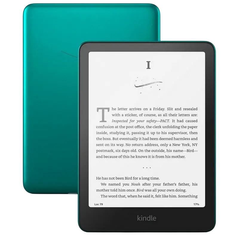 Электронная книга Amazon Kindle Paperwhite (12th Gen) 2024 Signature Edition, Metallic Jade, acer,asus,lenovo,hp,dell,планшеты,чехол для планшета, подставка для ноутбука, зарядка для ноутбука
