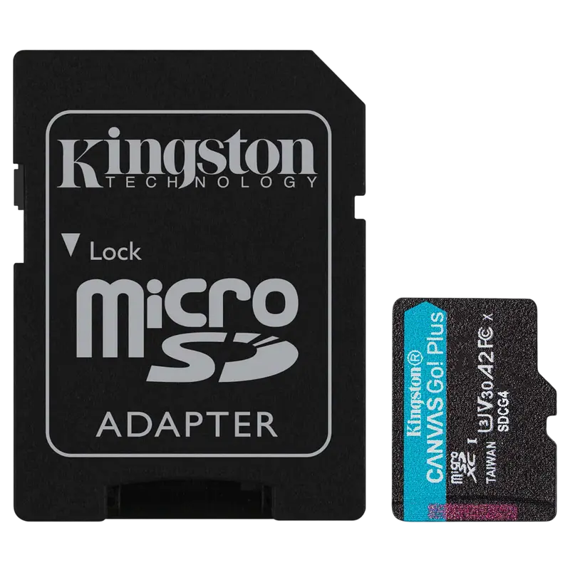 Карта памяти Kingston Canvas Go! Plus, 128Гб (SDCG4/128GB)