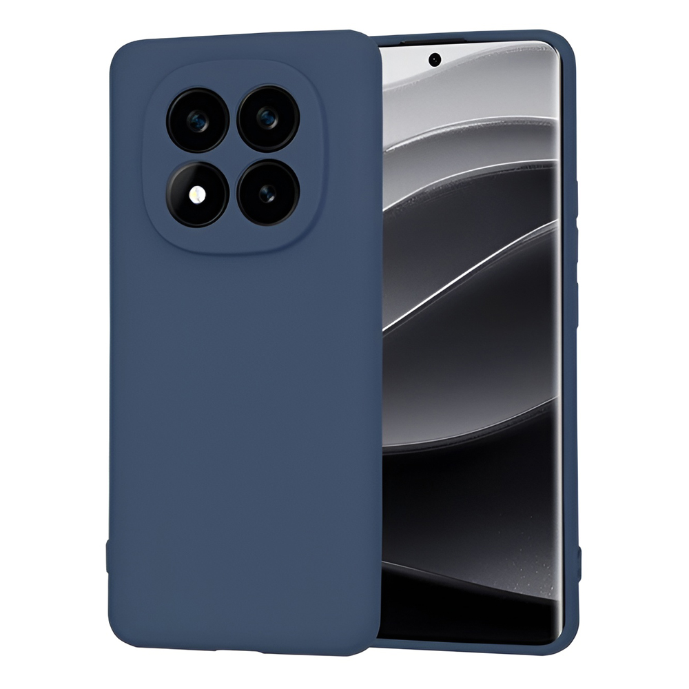 WOO Case Liquid Silicone Xiaomi Redmi Note 14 Pro Plus 5G, Blue