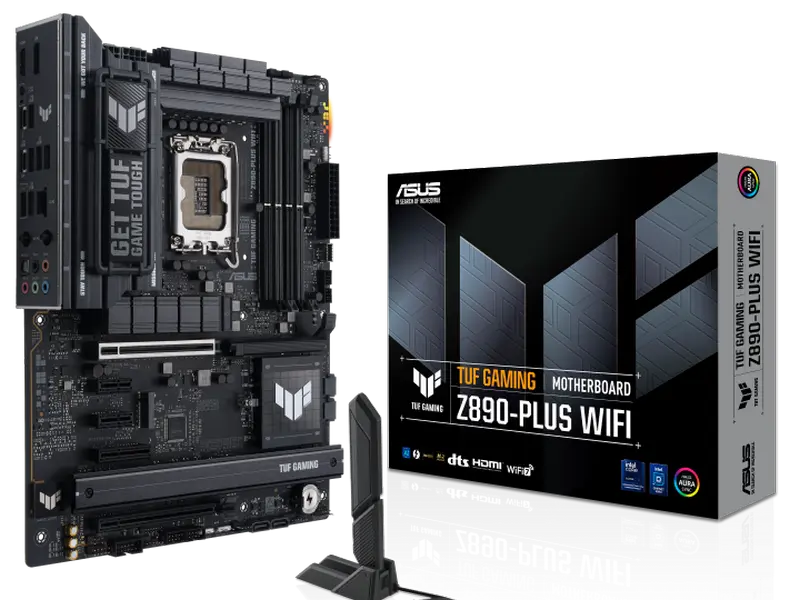 Материнская плата ASUS TUF GAMING Z890-PLUS WIFI, LGA1851, Intel Z890, ATX,процессоры ,оперативная память, ssd, M2, hdd, кейсы