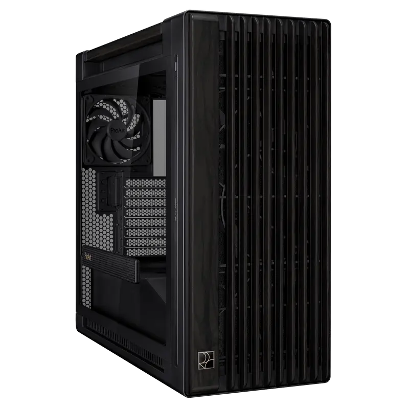 Компьютерный корпус ASUS ProArt PA602 Wood TG, Midi-Tower, Чёрный,процессоры ,оперативная память, ssd, M2, hdd, кейсы