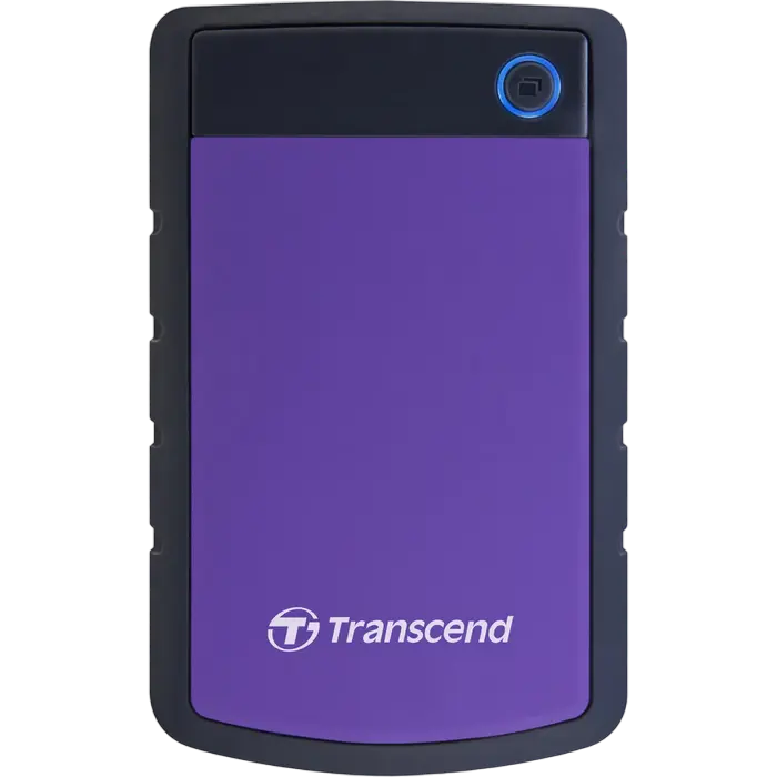 Внешний портативный жесткий диск Transcend StoreJet 25H3P, 1 ТБ, Серый/Фиолетовый (TS1TSJ25H3P),процессоры ,оперативная память, ssd, M2, hdd, кейсы