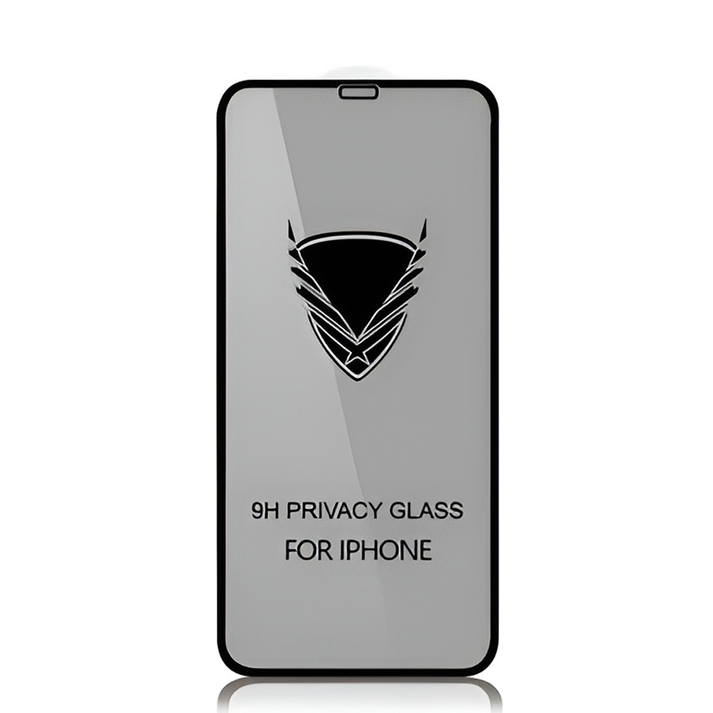 GA Tempered Glass Privacy for Iphone 15 Pro, Black (10pcs)