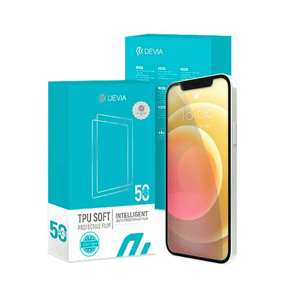 Devia Intelligent Tpu Soft Protective Front Film 0,15 (50Pcs), Clear