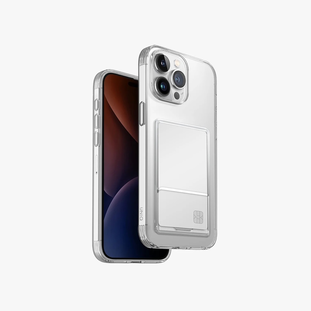 Uniq Case Hybrid Air Fender ID for iPhone 15 Pro Max, Clear