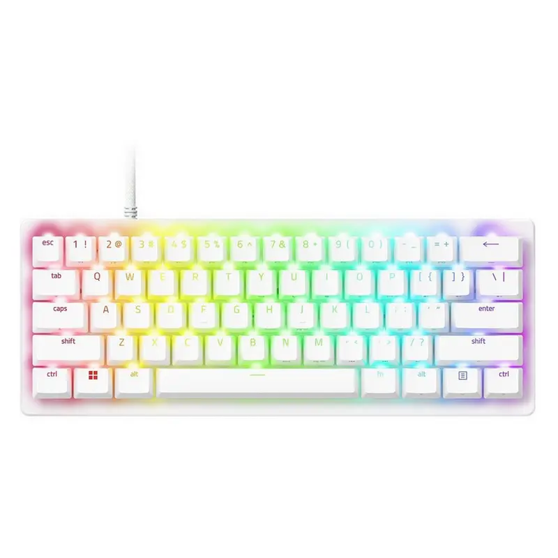Клавиатура Razer Huntsman V3 Pro Mini, Проводное, Белый