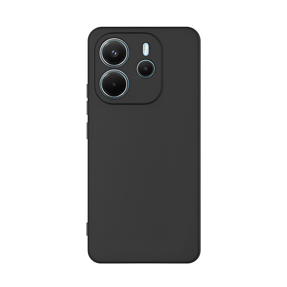 WOO Case Silicone Neo Soft Redmi Note 14 4G, Black