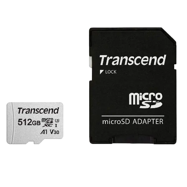 Карта памяти Transcend MicroSDXC Class 10, 512Гб (TS512GUSD300S-A), клавиатуры ,мышки ,веб камера ,коврики ,флешки , 16gb, 32gb,64gb,128gb,256gb,512,microsd,sd
