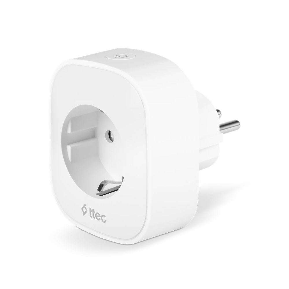 ttec Smart Plug Prizi 16A WiFi with Current Protection, White