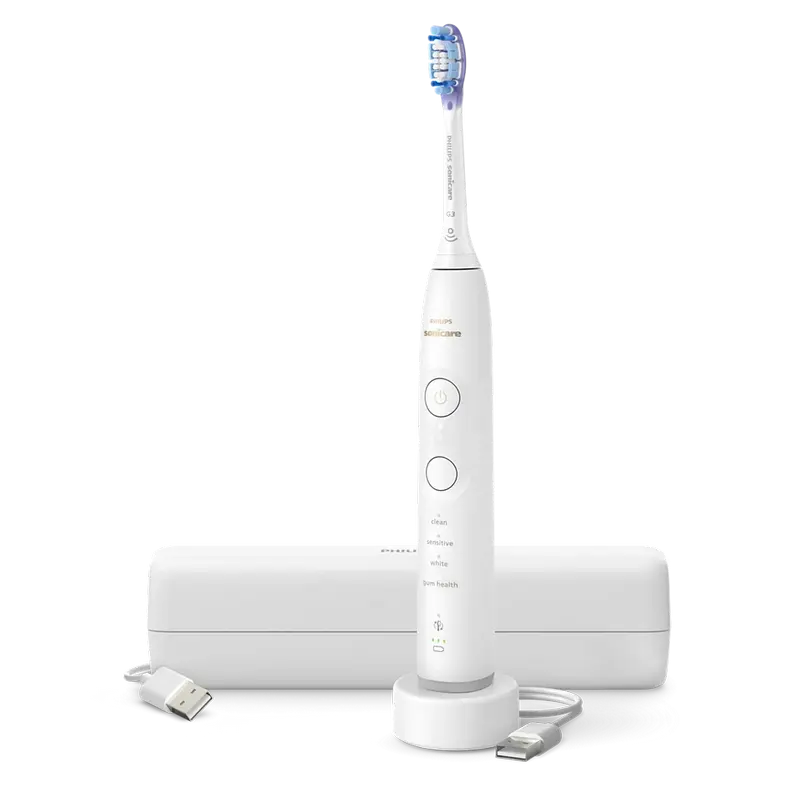 Электрическая звуковая зубная щетка Philips HX7420/01, Белый