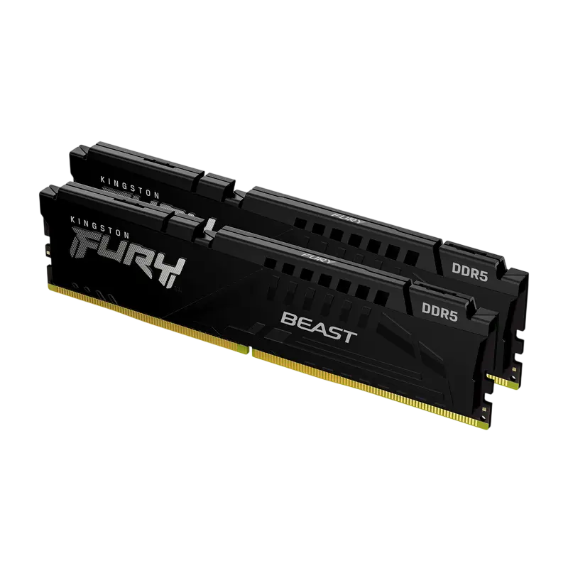 Оперативная память Kingston FURY Beast, DDR5 SDRAM, 6000 МГц, 16 ГБ, KF560C36BBEK2-16,процессоры ,оперативная память, ssd, M2, hdd, кейсы