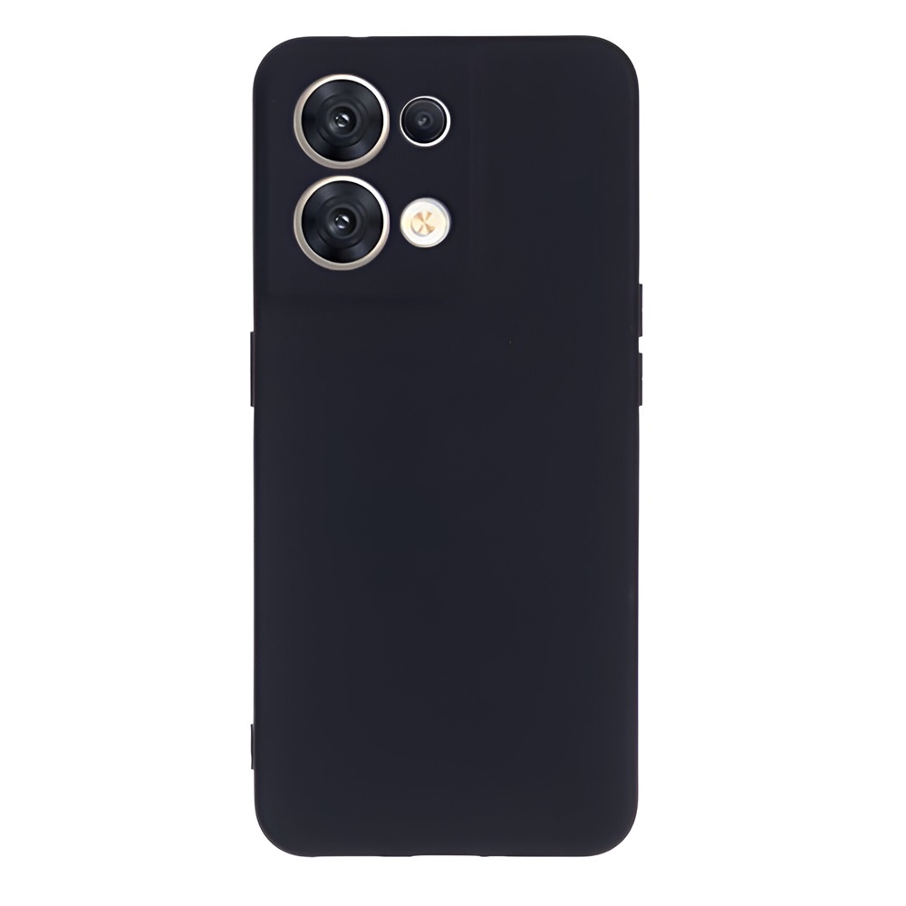 Helmet Case Liquid Silicone Oppo Reno 8, Black