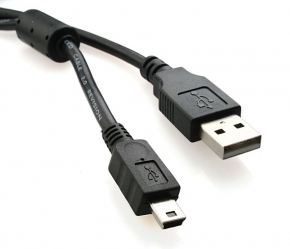 Cable USB, A-plug MINI 5PM, 1.8 m, USB2.0  Premium quality with ferrite core, CCF-USB2-AM5P-6,usb ,micro ,iphone, 3.5, tupe-c, тюльпаны