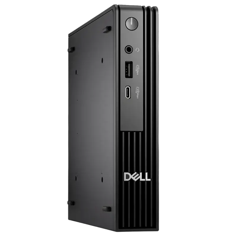 Мини ПК DELL Pro Micro QCM1250, MFF, Intel Core i3-14100T, 8Гб/512Гб, Intel UHD Graphics 730, Windows 11 Pro