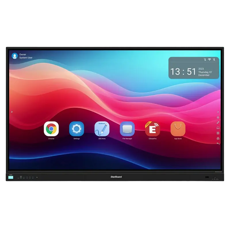 Интерактивный дисплей StarBoard IFPD-YL6X-PRO-65, Чёрный