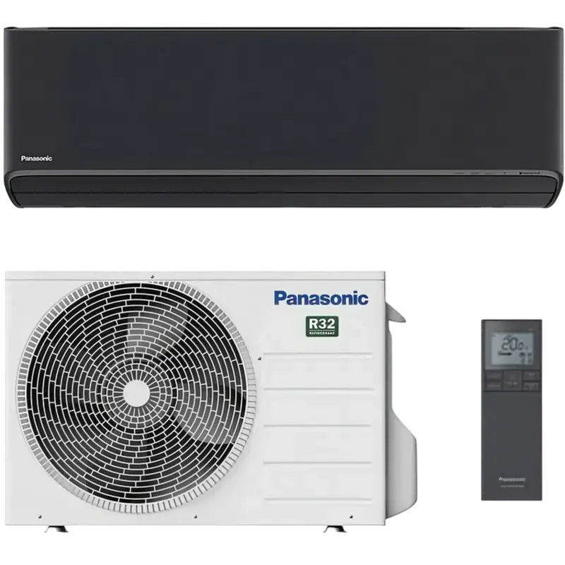 Кондиционер Сплит Panasonic XZ25ZKEW-H, 9kBTU/h, Чёрный