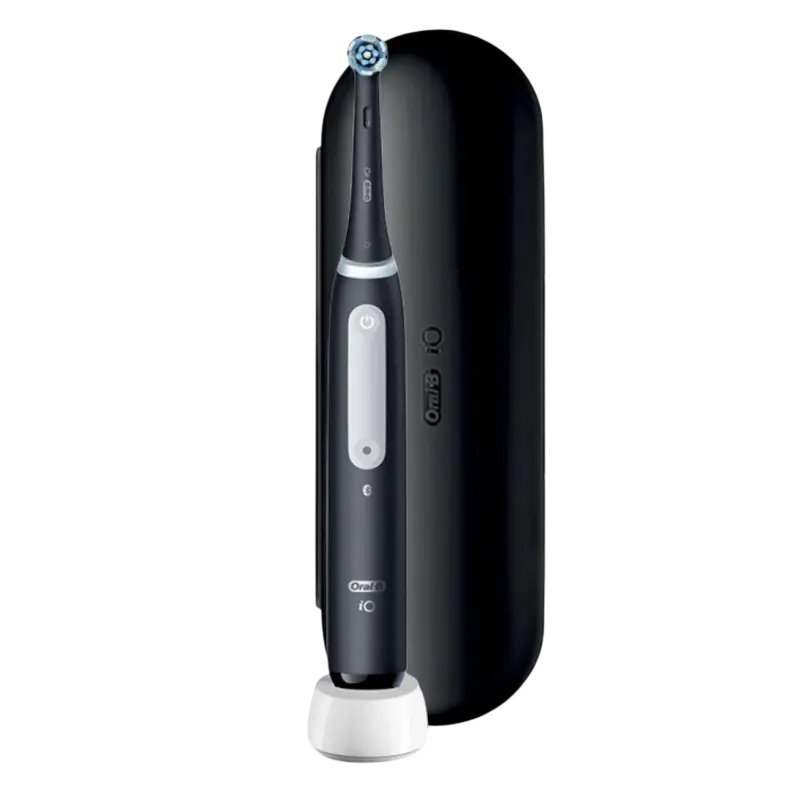 Электрическая зубная щетка Braun Oral-B iO 4, Чёрный