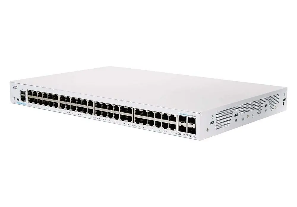 Сетевой коммутатор Cisco CBS350-48T, 48x 10/100/1000 Мбит/с, 4x SFP,Роутеры, Модемы, свичь, usb на lan