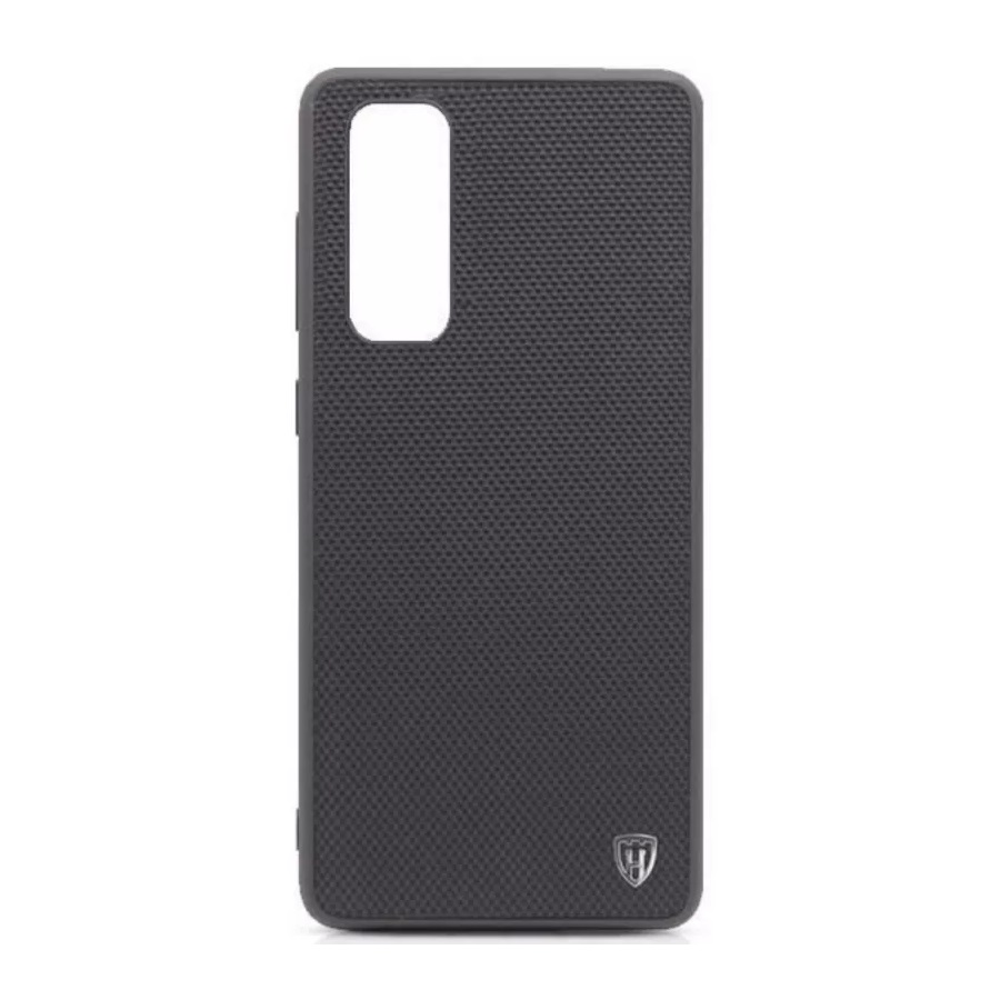 Helmet Case TPU Nylon Oppo Find X2, Black
