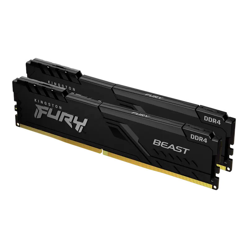 Оперативная память Kingston FURY Beast, DDR4 SDRAM, 3200 МГц, 32 ГБ, KF432C16BB1K2/32WP