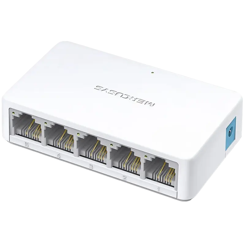 Сетевой коммутатор MERCUSYS MS105, 5x 10/100 Мбит/с,Роутеры, Модемы, свичь, usb на lan