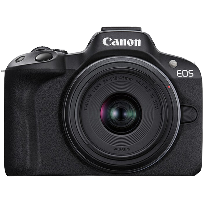 DC Canon EOS R50 Black & RF-S 18-45mm f/4.5-6.3 IS STM & RF-S 55-210mm f/5-7.1 IS STM KIT