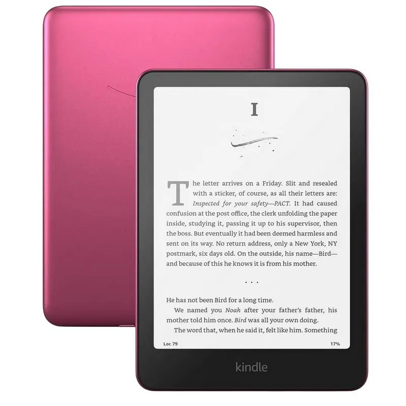 Электронная книга Amazon Kindle Paperwhite (12th Gen) 2024 Signature Edition, Metallic Raspberry, acer,asus,lenovo,hp,dell,планшеты,чехол для планшета, подставка для ноутбука, зарядка для ноутбука