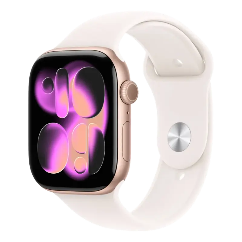 Умные часы Apple Watch Series 11, 46мм, Light Blush, iphone, xiaomi, samsung, oppo, чехол, стекло