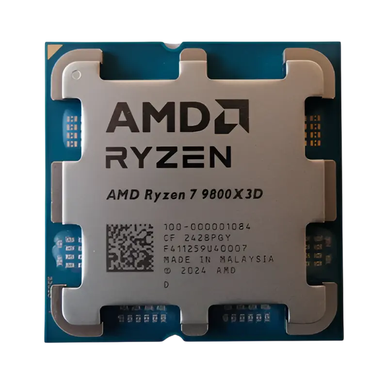 Процессор AMD Ryzen 7 9800X3D, AMD Radeon Graphics, Без кулера | Tray,процессоры ,оперативная память, ssd, M2, hdd, кейсы