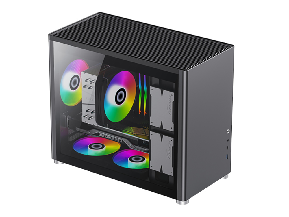Компьютерный корпус Gamemax SPARK, Mini-Tower, ATX, Чёрный