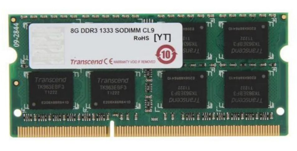 8GB DDR3-1333 SODIMM Transcend PC10600 CL9,процессоры ,оперативная память, ssd, M2, hdd, кейсы