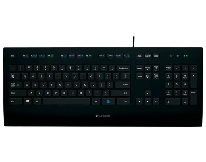 Клавиатура Logitech K280e, Проводное, Чёрный, клавиатуры ,мышки ,веб камера ,коврики ,флешки , 16gb, 32gb,64gb,128gb,256gb,512,microsd,sd