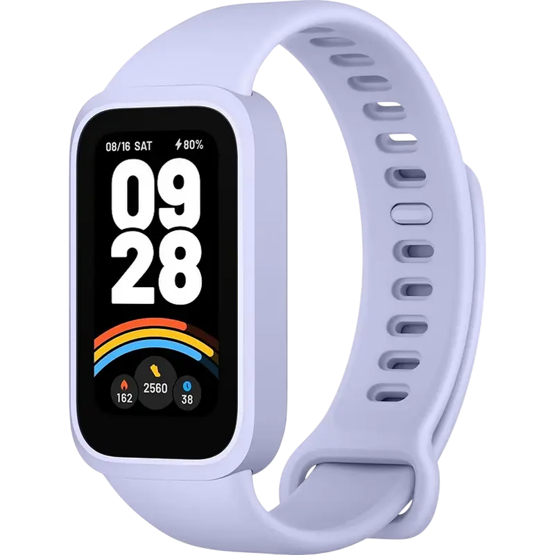 Спортивные/Тренировочные часы Xiaomi Smart Band 9 Active, Фиолетовый, iphone, xiaomi, samsung, oppo, чехол, стекло