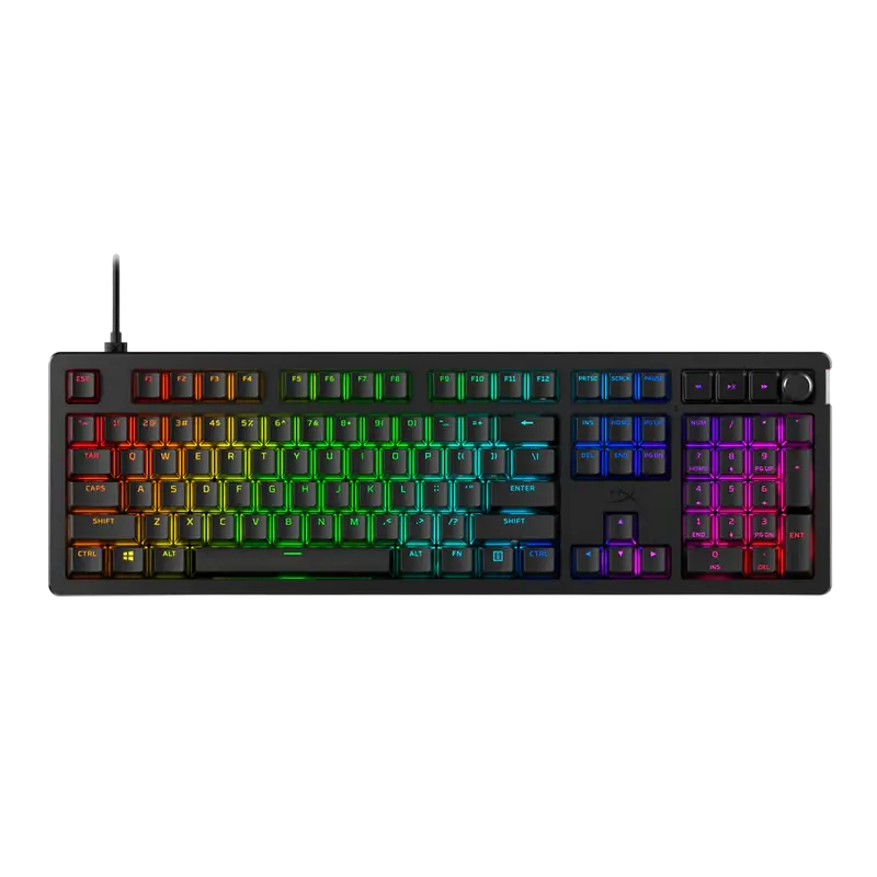Клавиатура HyperX Alloy Rise, Проводное, Чёрный