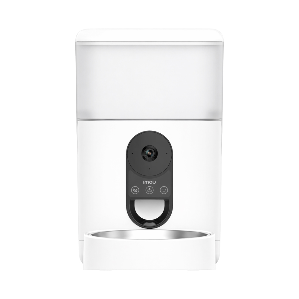 imou Smart Pet Food Feeder 2.5K Panoramic View 4L PF1, White