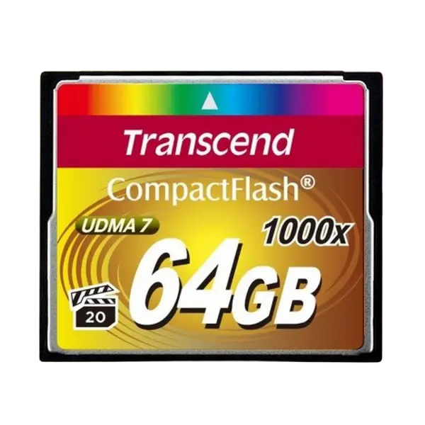 Карта памяти Transcend CompactFlash 1000, 64Гб (TS64GCF1000), клавиатуры ,мышки ,веб камера ,коврики ,флешки , 16gb, 32gb,64gb,128gb,256gb,512,microsd,sd